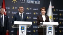 Özgür Özel ve Meral Akşener'den işbirliğine ilişkin açıklama: Yeniden değerlendirilecek