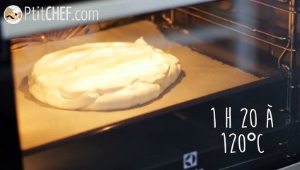 Pavlova aux fraises facile