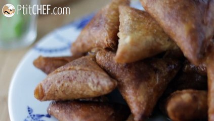 Briouats aux amandes, petites pâtisseries orientales