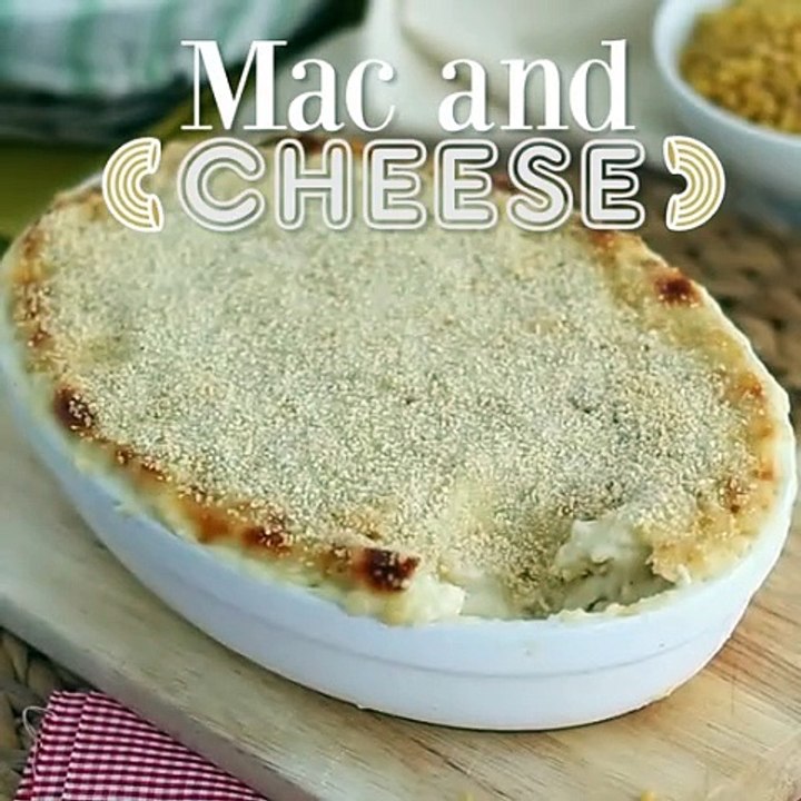 Mac and cheese, der amerikanische nudelauflauf