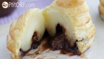 Poires feuilletées au cœur chocolat