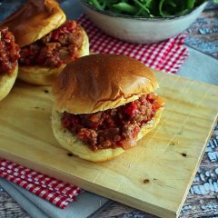Sloppy joes hamburger