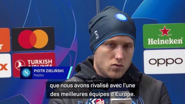 Zieliński : “Nous aurions pu faire quelque chose de plus”