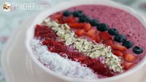 Smoothie bowl aux fruits rouges