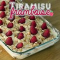Einfaches und schnelles himbeer-tiramisu