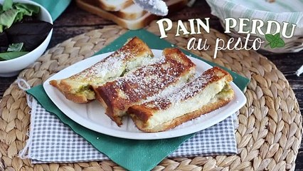 French toast mit pesto