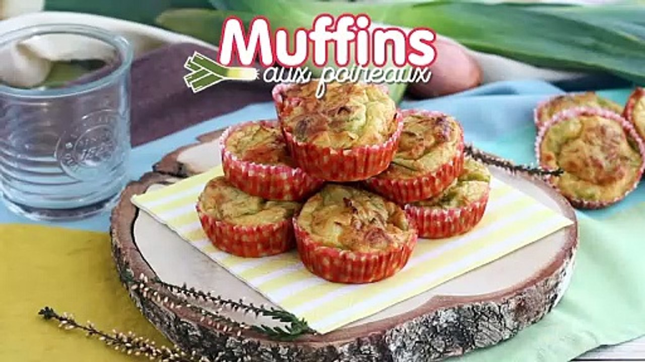 Muffins mit lauchfondue