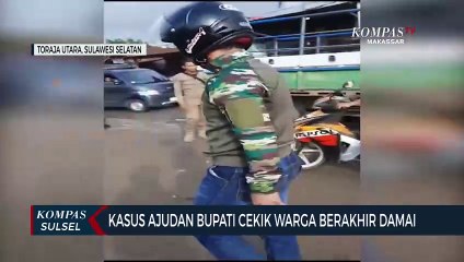 Kasus Ajudan Bupati Cekik Warga Berakhir Damai