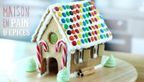 Maison en pain d'épices pour noël