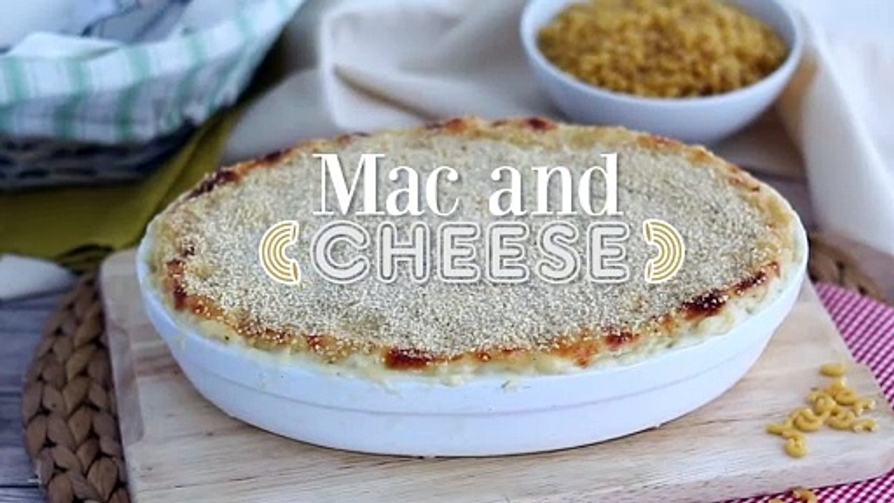 Mac and cheese, der amerikanische nudelauflauf