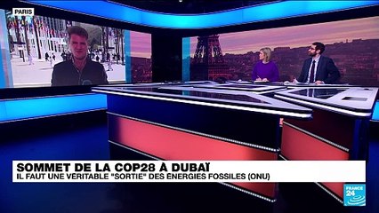 Sommet de la COP28 à Dubaï : "il faut sortir des énergies fossiles" selon l'ONU