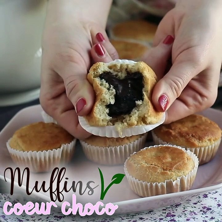 Muffins mit schokoherz – vegan und glutenfrei
