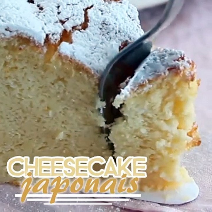 Japanischer cheesecake (leicht und luftig)