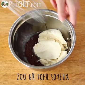 Brownie vegan, sans œufs, ni lait