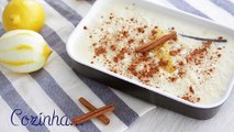 Arroz doce / doce de leite com canela, baunilha e limão