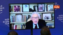 ? morto Henry Kissinger, eccolo a Davos nel 2022: 