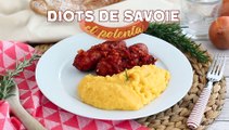 Diots de savoie mit comté-polenta