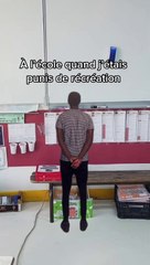 T'es punis de récréation à cause de ton pote