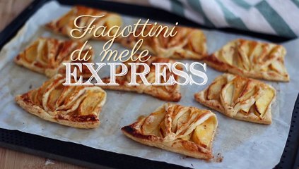 Fagottini di mele, la ricetta facilissima con la pasta sfoglia!