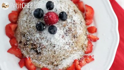 Bowl cake banana coco - sem lactose e sem glúten