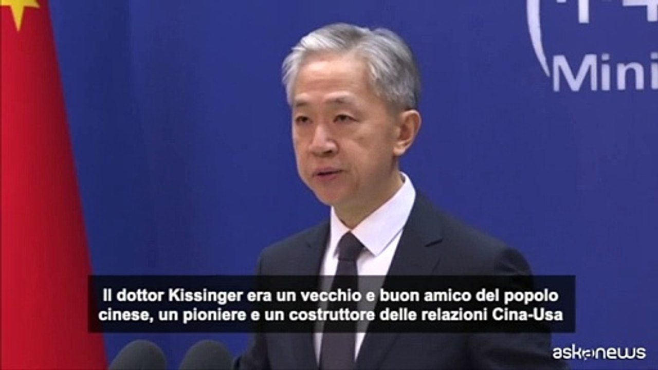 La Cina: Kissinger diede un "contributo storico" a relazioni con Usa