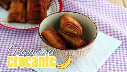 Banana Crocante com Chocolate 🍫