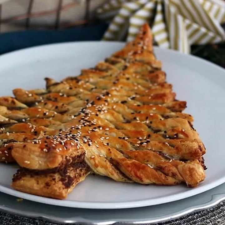 Blätterteig mit hausgemachter tapenade