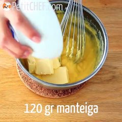 Tarte/torta de crepes sabor limão