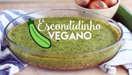 Empadão/escondidinho vegano de curgete/abobrinha e tofu