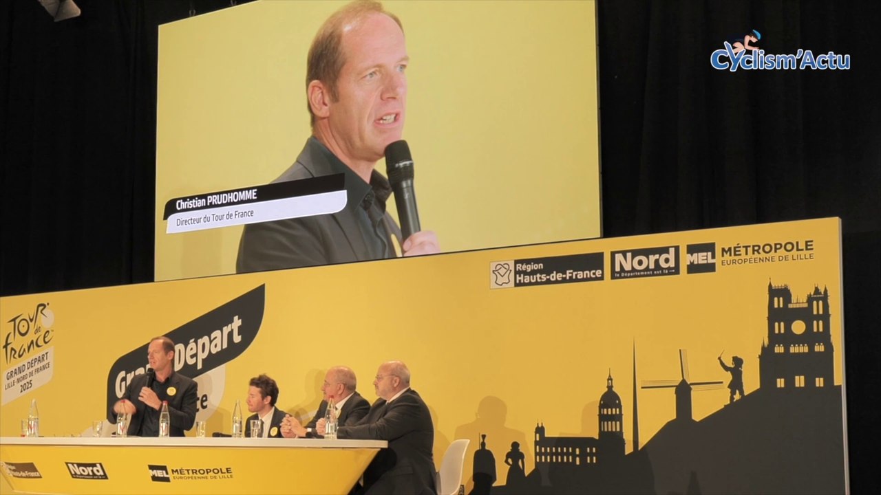 Tour de France 2025 - Christian Prudhomme : "Je suis devenu journaliste grâce au Tour de France, par passion pour le Tour, pour être reporter. Lille, Dunkerque, Amiens... le Nord, ce sont des lieux très importants pour moi"