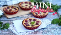 Mini clafoutis de cerejas, sem gluten