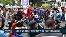 Tuntut Kenaikan Upah 15 Persen, Buruh Gelar Aksi Mogok Nasional di Depan Gedung Sate Bandung