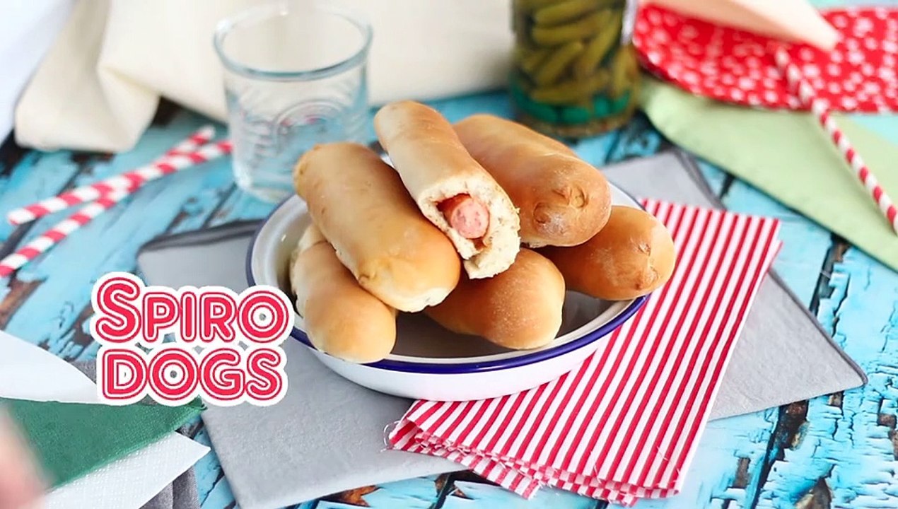 Spiro dogs, hausgemachte hot dogs