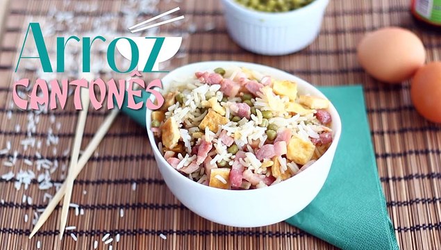 Arroz cantonês, simples e rápido