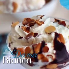 Coppa gelato dama bianca