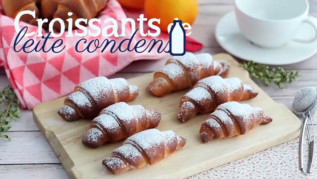 Croissants de leite condensado