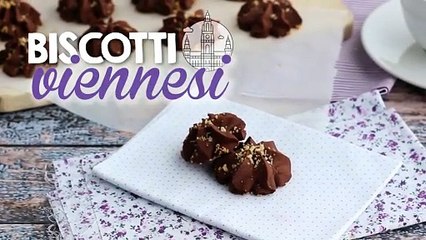 Biscotti viennesi al cioccolato