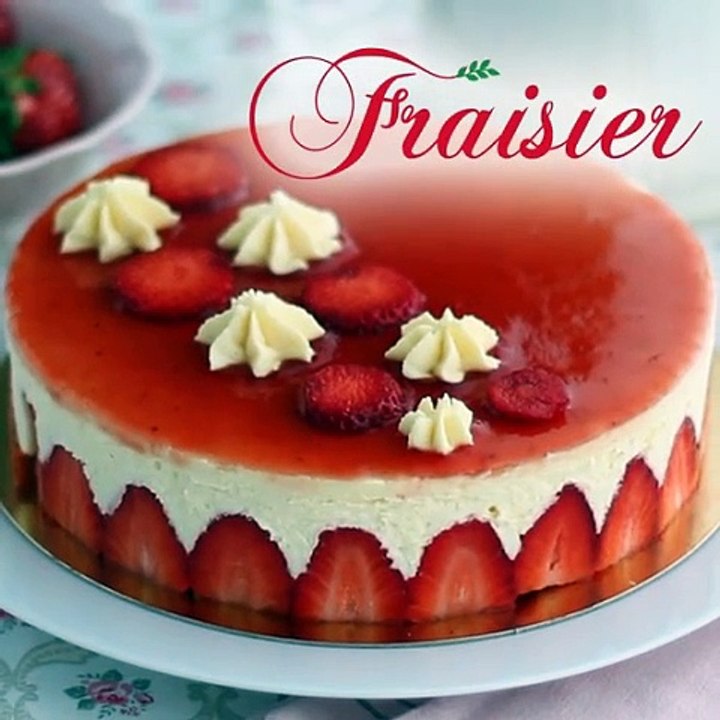 Fraisier, o bolo de morango dos franceses