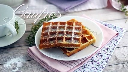 Gaufres légères et croustillantes