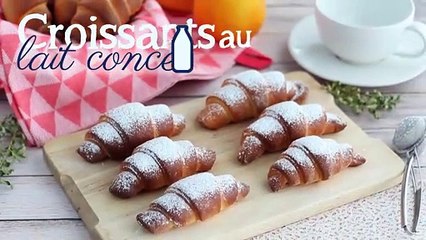 Croissants au lait concentré