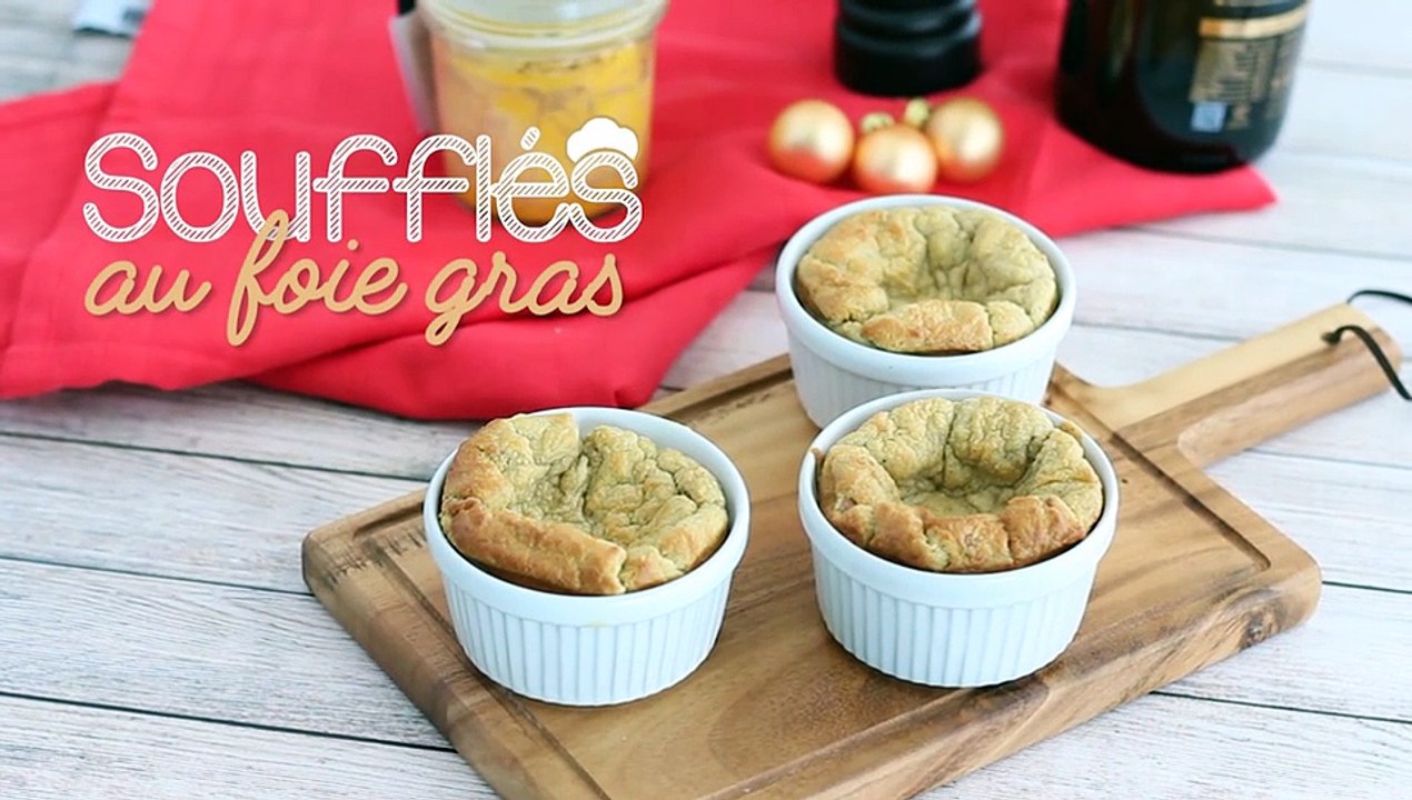 Soufflés mit gänseleberpastete