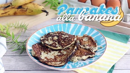 Pancakes alla banana senza glutine