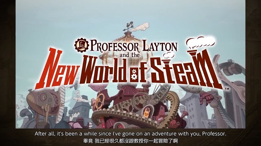 Professor Layton and The New World of Steam - Nintendo Switch 