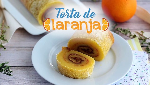 Torta de laranja cremosa
