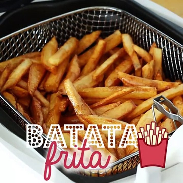 Batatas fritas sequinhas e crocantes