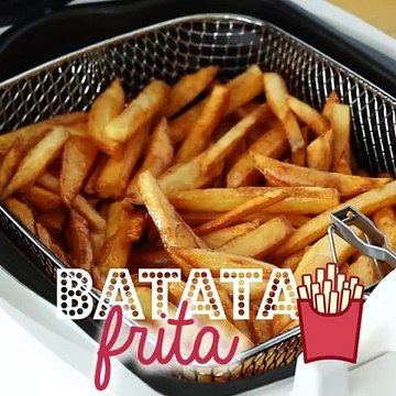 Batatas fritas sequinhas e crocantes