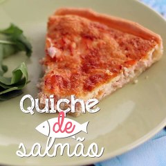 Quiche de salmão fácil e rápido