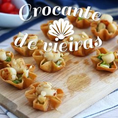 Crocantes de vieiras