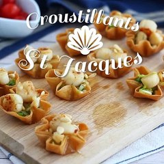 Croustillants de noix de st jacques
