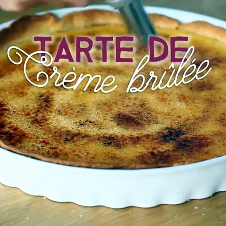 Tarte/torta de creme brûlée
